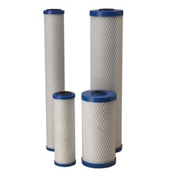 Cartridge Filters, Carbon 10 Micron, 9.84in